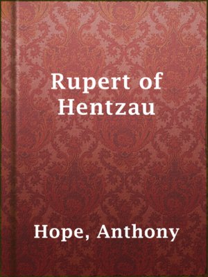 Rupert of Hentzau - ebook